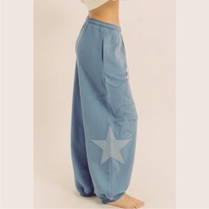 Star appliqué Soft jogger. S